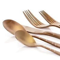 MegaChef La Vague 20-pc. 18/10 Stainless Steel Flatware Set