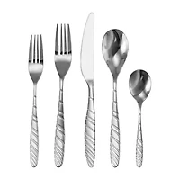 MegaChef La Vague 20-pc. 18/10 Stainless Steel Flatware Set