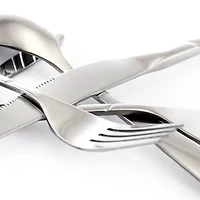 MegaChef La Vague 20-pc. 18/10 Stainless Steel Flatware Set