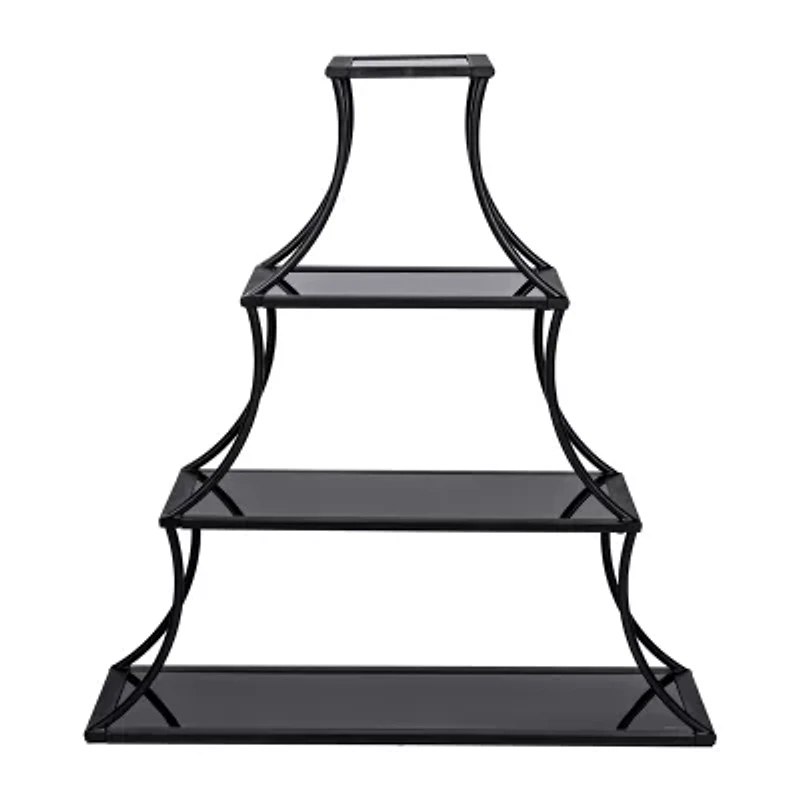 Meglin 4 Metal Shelf Bookcase