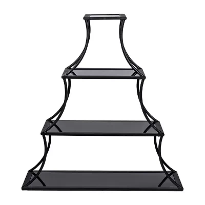 Meglin 4 Metal Shelf Bookcase