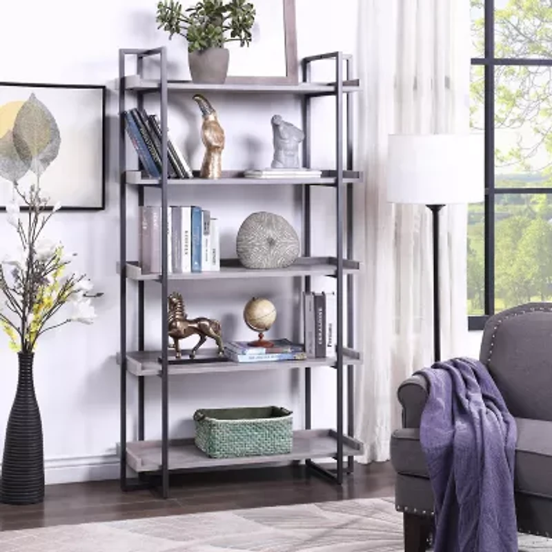 Lackomb Home Office Collection 5-Shelf Bookcase