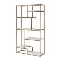 Klellia Home Office Collection 6-Shelf Bookcase