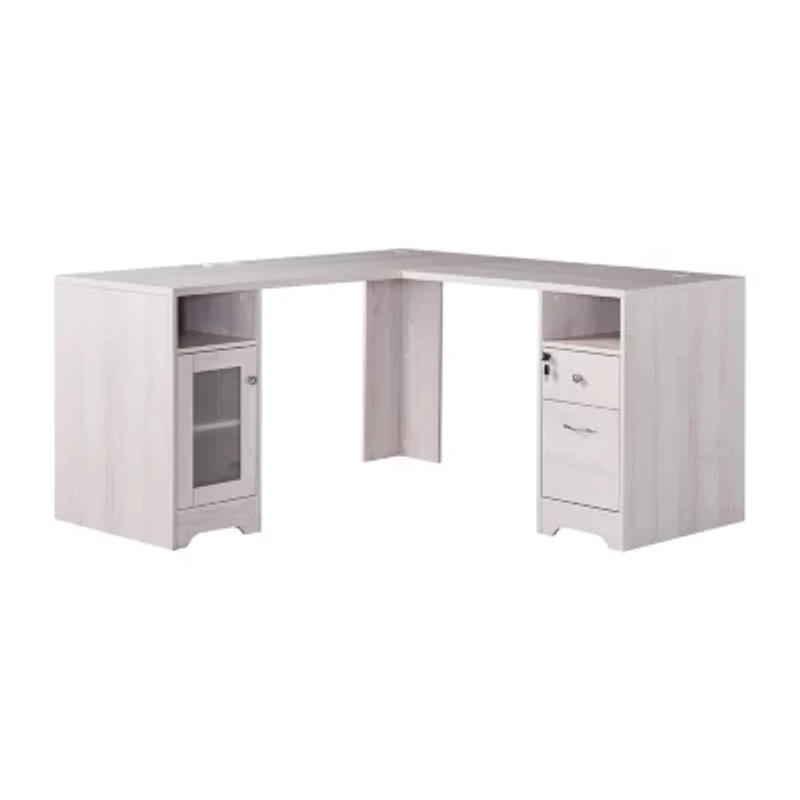 L-Shaped Storage Home Office Desk
