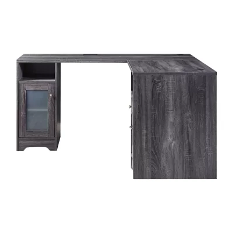 L-Shaped Storage Home Office Desk