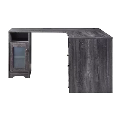 L-Shaped Storage Home Office Desk