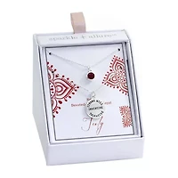 Sparkle Allure Womens Purple Crystal 2-pc. Necklace Set