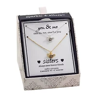 Sparkle Allure Womens Cubic Zirconia 2-pc. Necklace Set