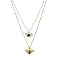 Sparkle Allure Womens Cubic Zirconia 2-pc. Necklace Set