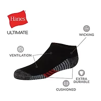 Hanes Little & Big Kid Boys Multi-Pack 10 Pair No Show Socks