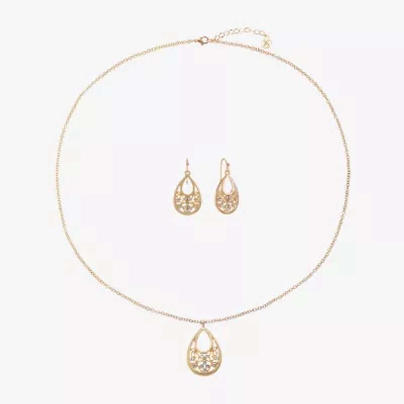 Mixit Womens White 2-pc. Jewelry Set