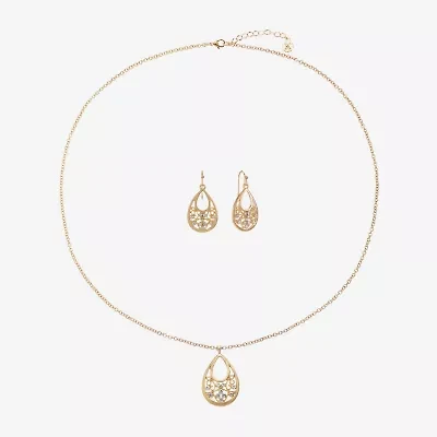 Mixit Womens White 2-pc. Jewelry Set