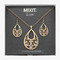 Mixit Womens White 2-pc. Jewelry Set