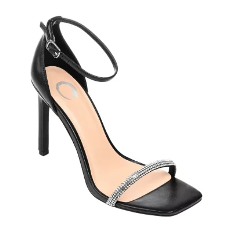 Journee Collection Zoya Womens Open Toe Stiletto Heel Pumps
