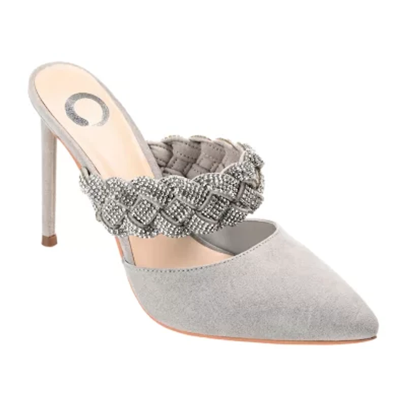 Journee Collection Hazzl Womens Pointed Stiletto Heel Pumps