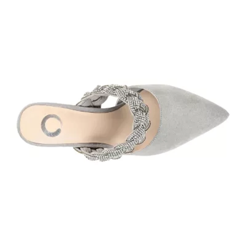 Journee Collection Hazzl Womens Pointed Stiletto Heel Pumps