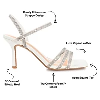 Journee Collection Coraa Womens Square Open Toe Stiletto Heel Pumps