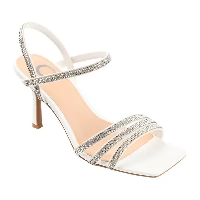 Journee Collection Coraa Womens Square Open Toe Stiletto Heel Pumps