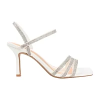 Journee Collection Coraa Womens Square Open Toe Stiletto Heel Pumps