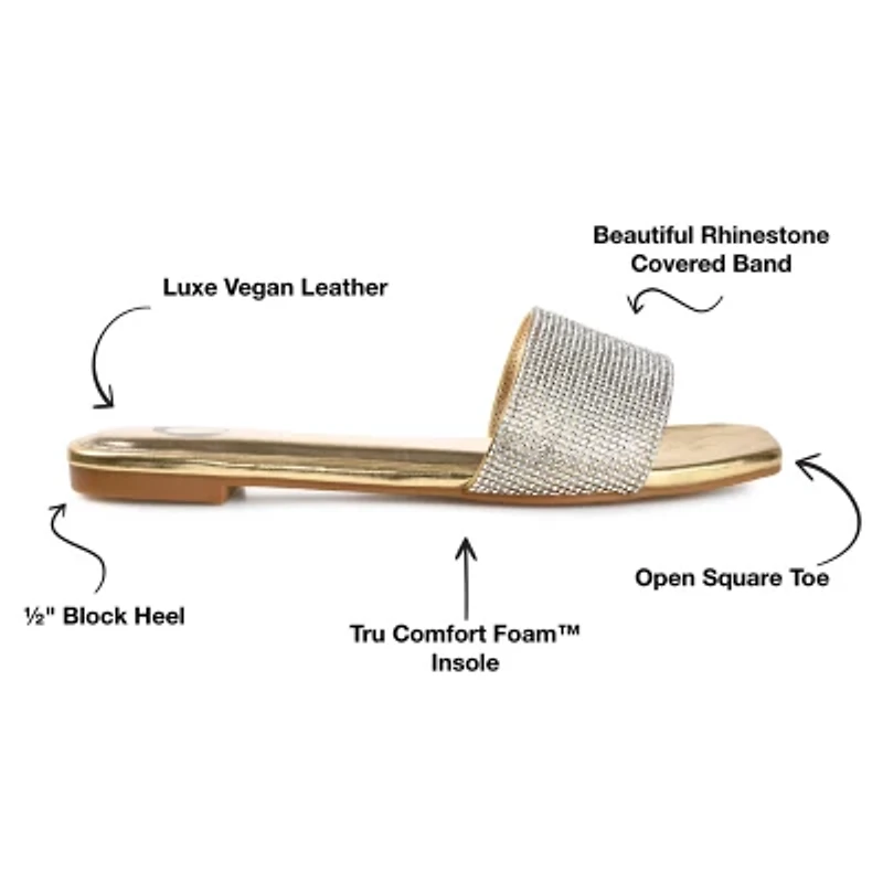 Journee Collection Womens Grayce Slide Sandals