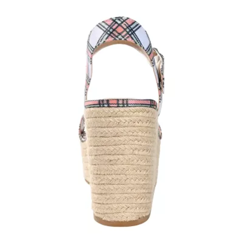 Journee Collection Womens Pearrl Wedge Sandals