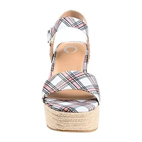 Journee Collection Womens Pearrl Wedge Sandals