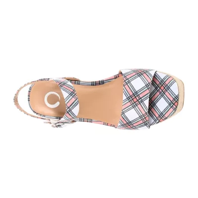 Journee Collection Womens Pearrl Wedge Sandals