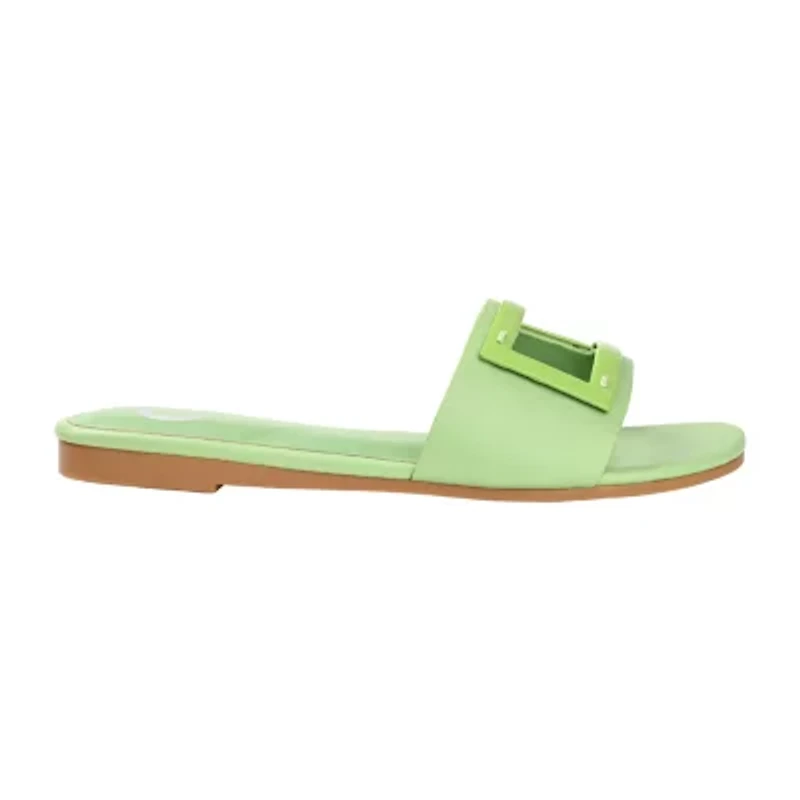 Journee Collection Womens Clair Slide Sandals