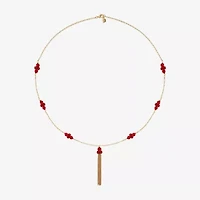 Monet Jewelry Tassel Womens 31 Inch Strand Necklace