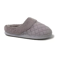 Dearfoams Libby Quilted Terry Womens Memory Foam Clog Slippers