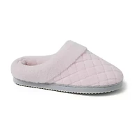 Dearfoams Libby Quilted Terry Womens Memory Foam Clog Slippers