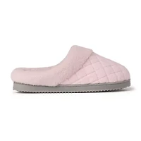 Dearfoams Libby Quilted Terry Womens Memory Foam Clog Slippers