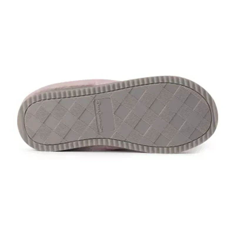 Dearfoams Libby Quilted Terry Womens Memory Foam Clog Slippers