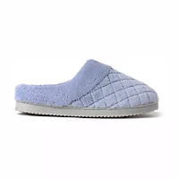 Dearfoams Libby Quilted Terry Womens Memory Foam Clog Slippers