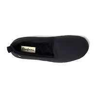 Dearfoams Rachel Velour Closed Back Womens Memory Foam Slip-On Slippers