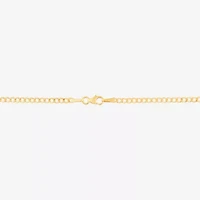 Gold Addiction Womens 14K Gold Heart 18 Inch Pendant Necklace