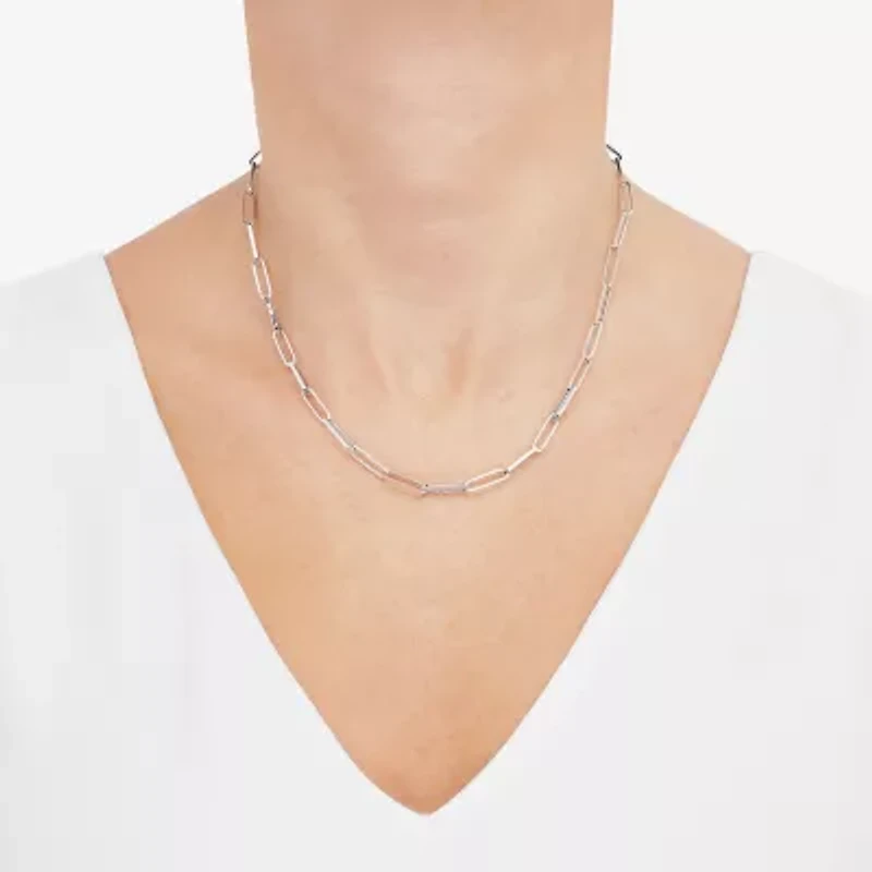 Made in Italy Unisex Adult 14K Gold 18 Inch Link Necklace