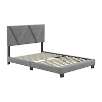 VECTOR FULL UPHOLSTERED PLATFORM BED