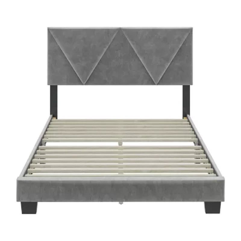 VECTOR FULL UPHOLSTERED PLATFORM BED