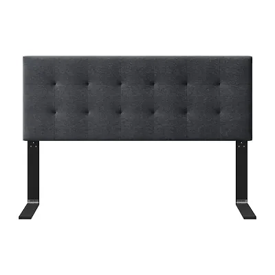 Boyd Sleep Queen Tufted Linen Headboard
