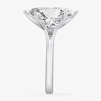 (G-H / Si1-Si2) Womens 3 3/4 CT. T.W. Lab Grown White Diamond 14K Gold Marquise 3-Stone Engagement Ring