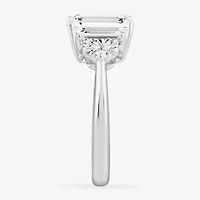 G-H / Si1-Si2) Womens 3 3/4 CT. T.W. Lab Grown White Diamond 14K Gold 3-Stone Engagement Ring