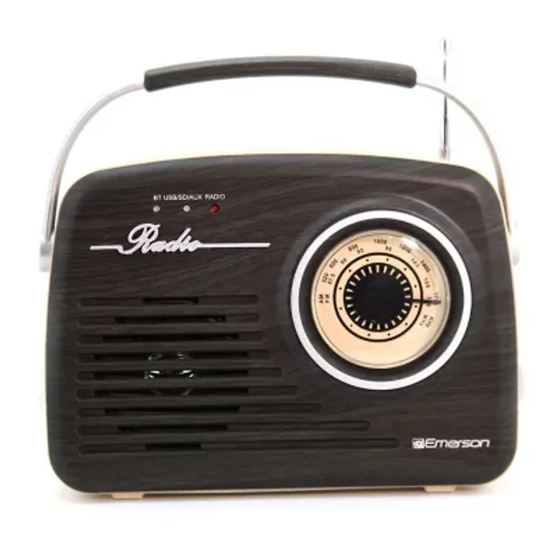 Emerson retro am/FM Radio with Bluetooth Compatible