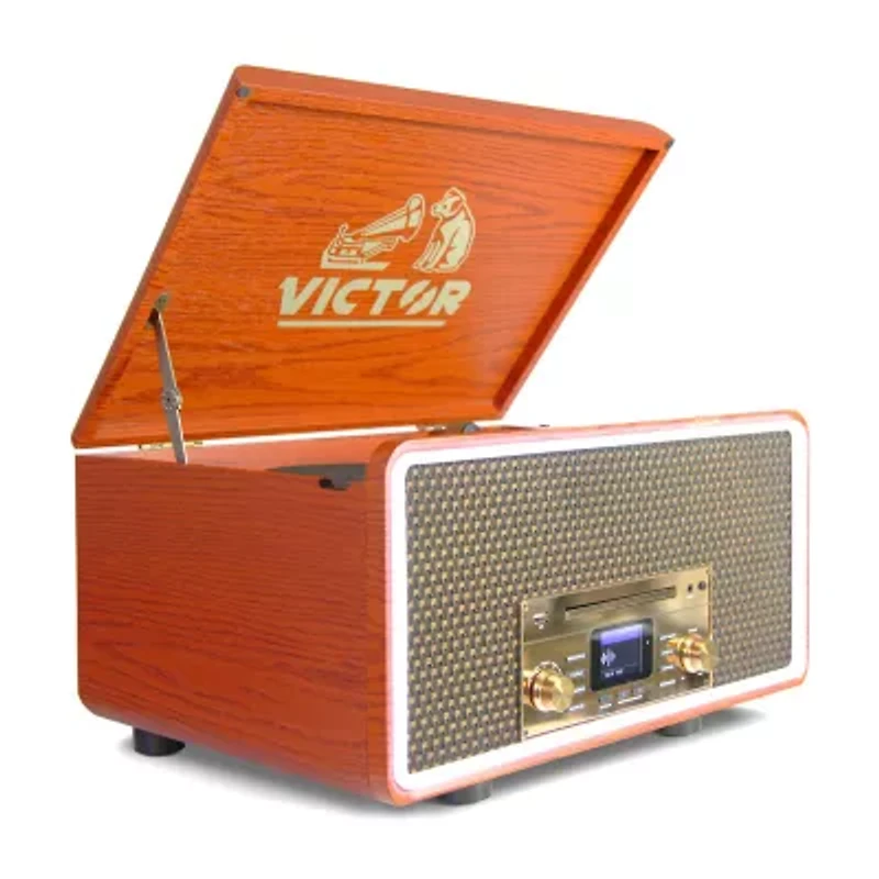 Victor Fremont 8-In-1 Music Center-Channel Speaker