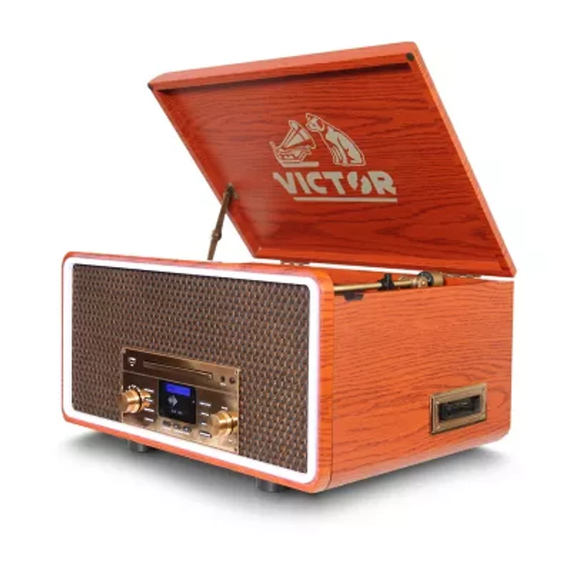 Victor Fremont 8-In-1 Music Center-Channel Speaker