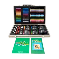 Art 101 Drawing, Sketching, and Doodling 111 Piece Wood Art Set