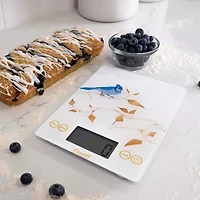 Escali Arti Blue Jay Glass Food Scale