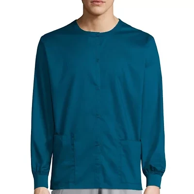 Wink® Wonderwork 800 Snap Front Unisex Adult Tag Free Scrub Jackets
