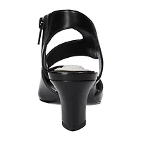 Easy Street Venue Womens Round Closed Toe Stiletto Heel Pumps