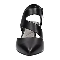 Easy Street Venue Womens Round Closed Toe Stiletto Heel Pumps